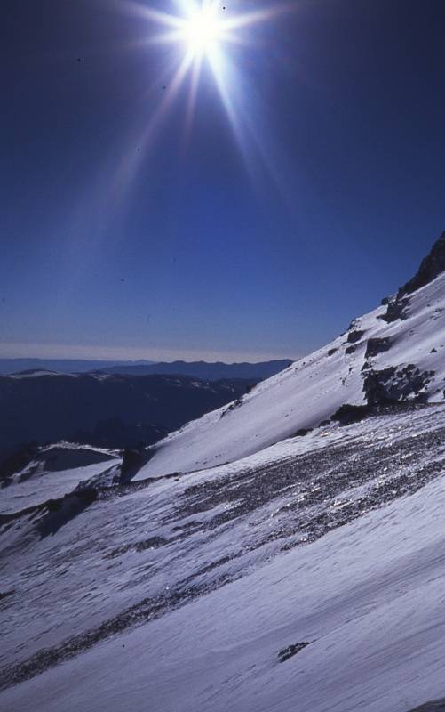 's Morgens op weg naar de top van de Aconcagua